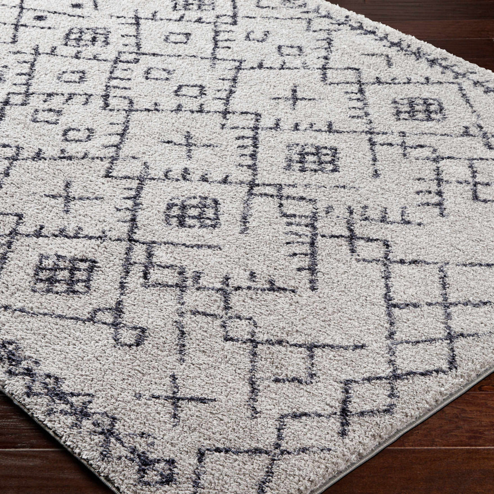 Elyes Gray Washable Area Rug - Clearance