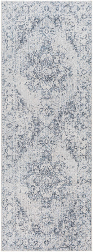 Ankti Aqua Washable Area Rug - Clearance