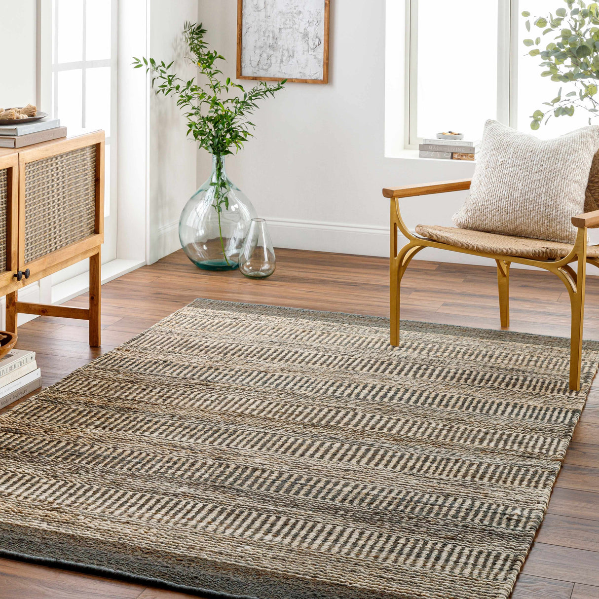 Gray Elle Area Rug - Clearance