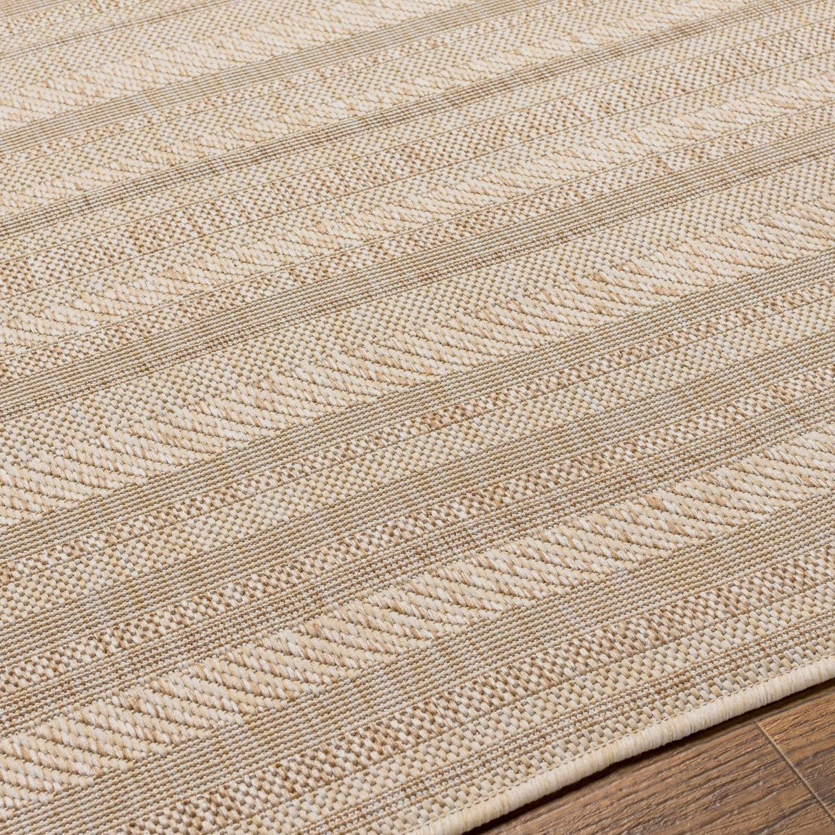 Sultanhisar Striped Nordic Rug
