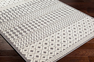 Drago Gray 3D Area Rug - Clearance