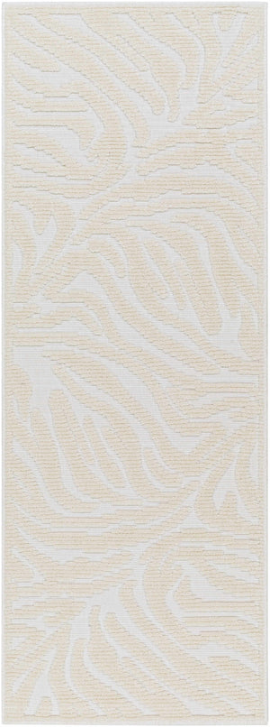 Keto Cream 3D Zebra Rug - Clearance