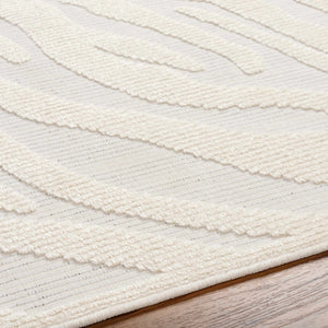 Keto Cream 3D Zebra Rug - Clearance