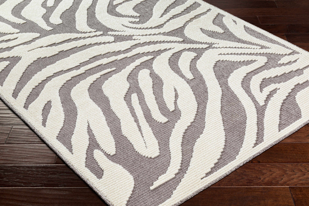 Keto Gray Zebra Rug - Clearance