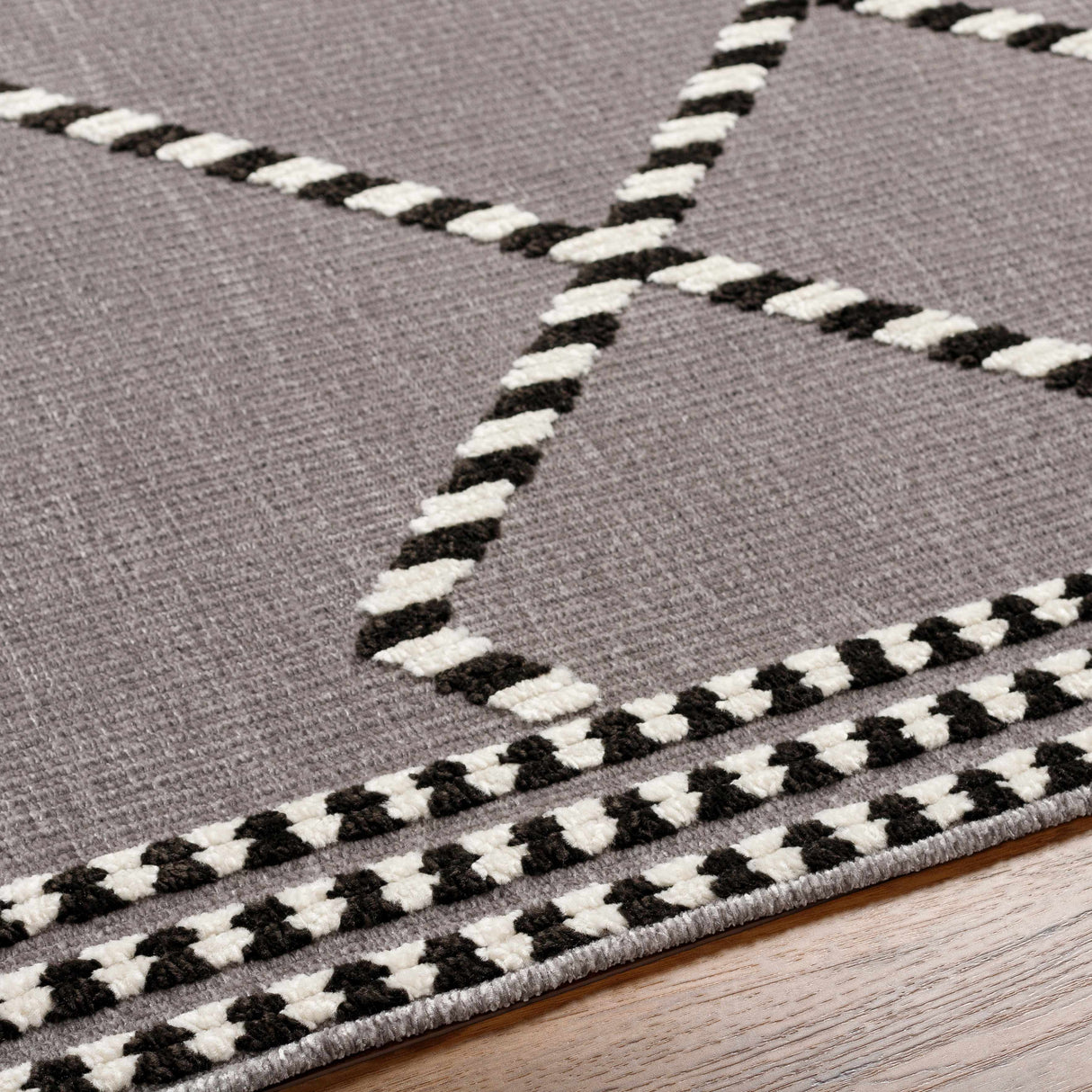 Rolf Textured Washable Rug - Clearance