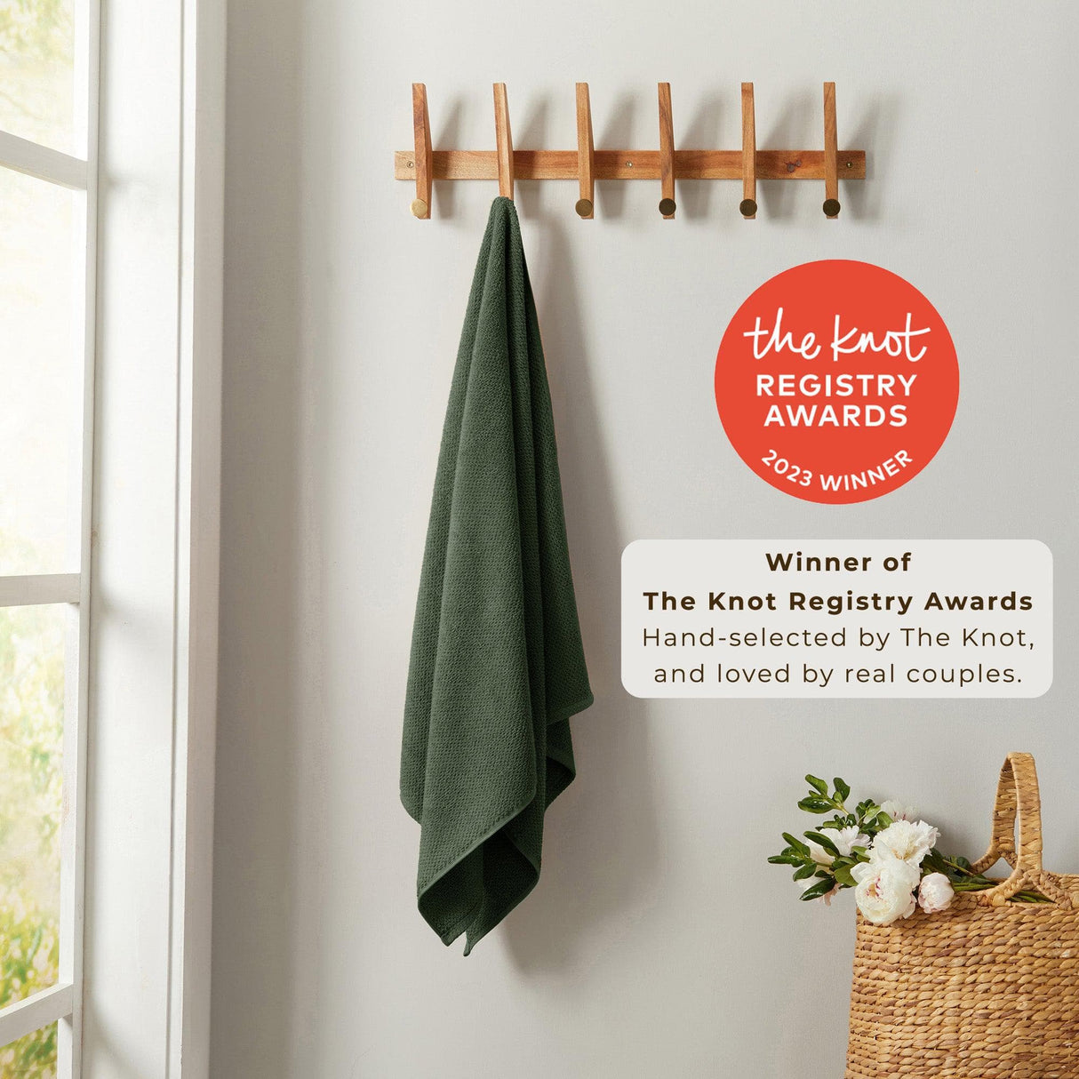 Cotton textured bath towel set - acacia collection