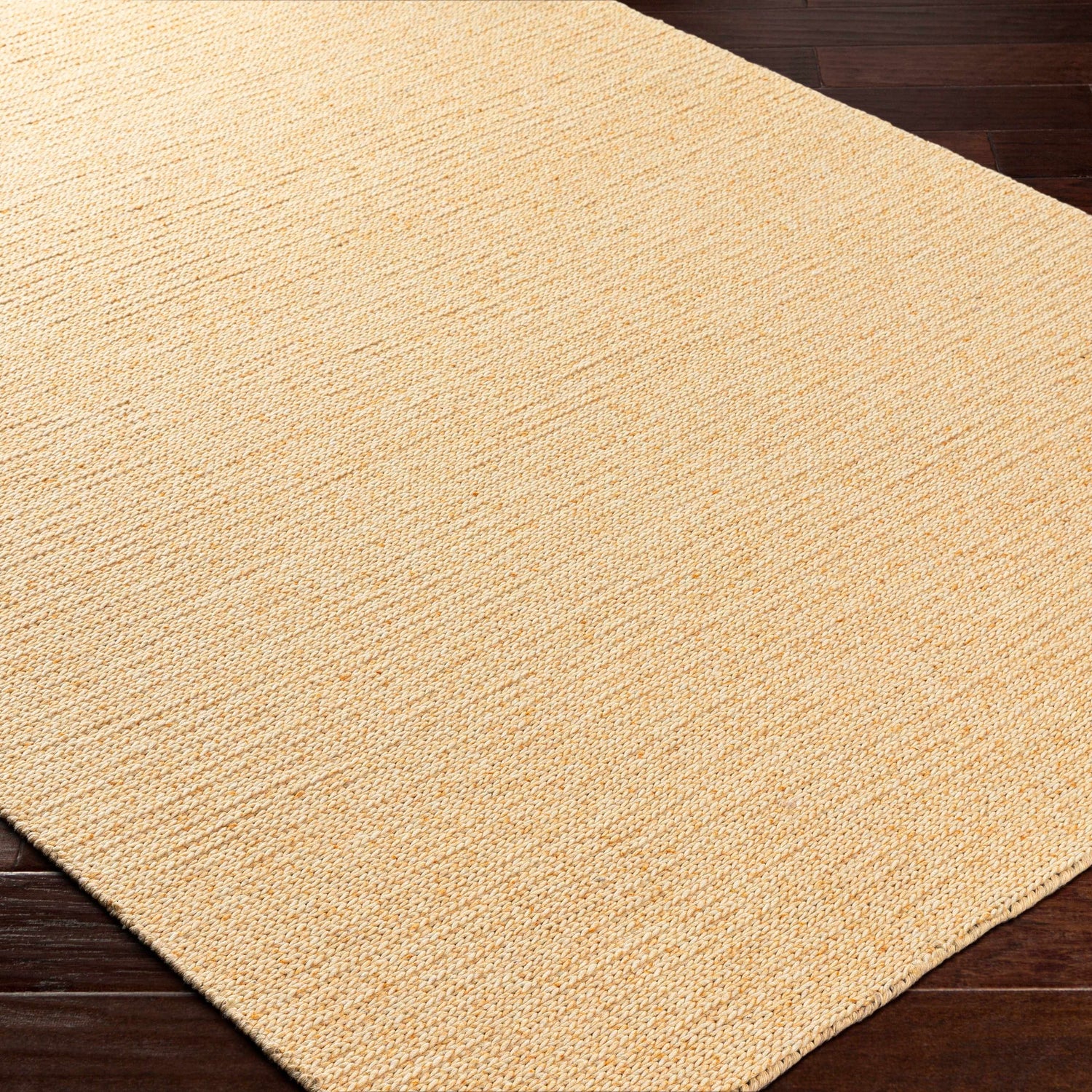 Alyra Yellow Solid Area Rug - Clearance