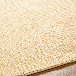 Alyra Yellow Solid Area Rug - Clearance