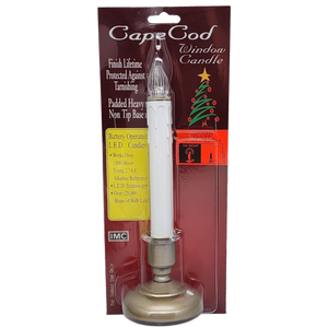 Cape Cod LED Window Candle - Pewter
