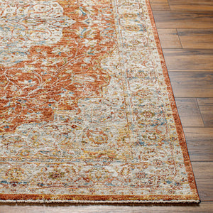 Aman Rust Area Rug - Clearance