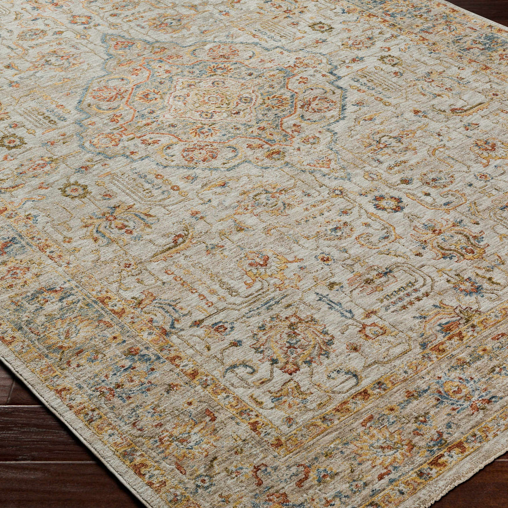 Canan Textured Rug with Fringes