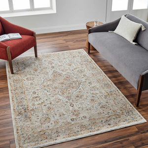 Canan Textured Rug with Fringes