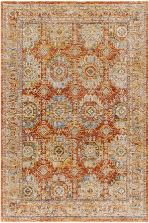 Crescentia Rust Area Rug - Clearance