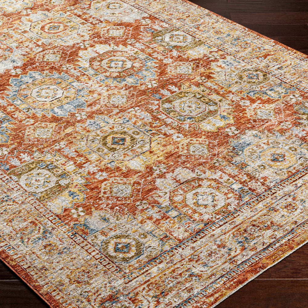 Crescentia Rust Area Rug - Clearance