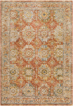 Crescentia Rust Area Rug - Clearance