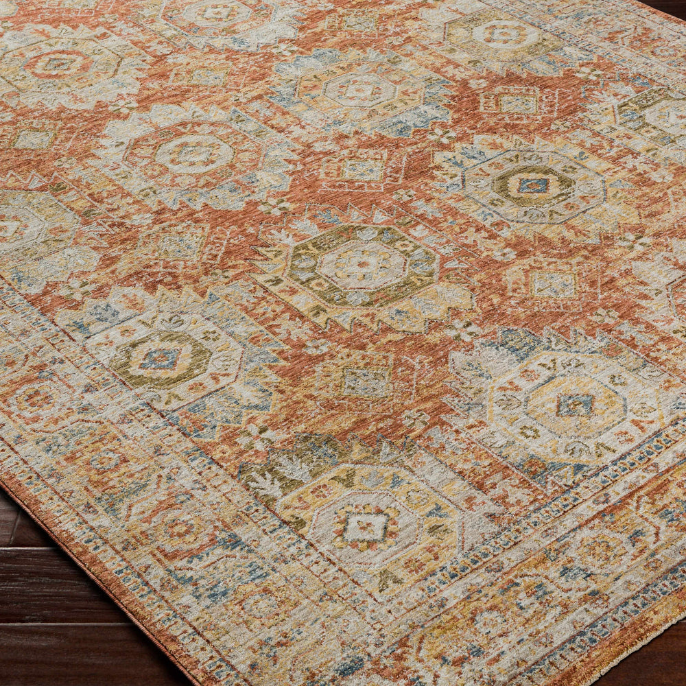 Crescentia Rust Area Rug - Clearance