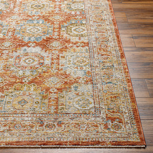 Crescentia Rust Area Rug - Clearance