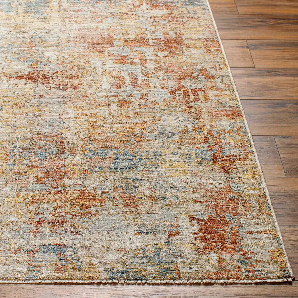 Garo Textured Rug with Fringes