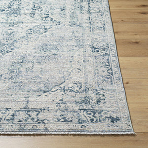 Jemma Blue Medallion Area Rug - Clearance