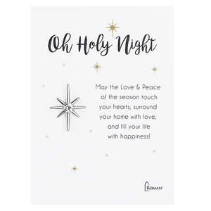 Oh Holy Night - Silver North Star Pin