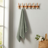 Cotton diamond waffle weave bath towel set - grayson collection