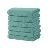 Cotton textured bath towel set - acacia collection