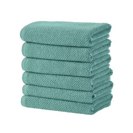 Cotton textured bath towel set - acacia collection