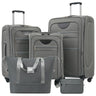 Softside Luggage Expandable 3 Piece Set Suitcase with Duffel Bag Upright Spinner Softshell Lightweight Luggage Travel Set - Tuesday Morning - Luggage Sets