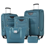Softside Luggage Expandable 3 Piece Set Suitcase with Duffel Bag Upright Spinner Softshell Lightweight Luggage Travel Set - Tuesday Morning - Luggage Sets
