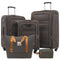 Softside Luggage Expandable 3 Piece Set Suitcase with Duffel Bag Upright Spinner Softshell Lightweight Luggage Travel Set - Tuesday Morning - Luggage Sets
