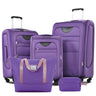 Softside Luggage Expandable 3 Piece Set Suitcase with Duffel Bag Upright Spinner Softshell Lightweight Luggage Travel Set - Tuesday Morning - Luggage Sets