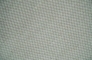 Modern Solid Ivory Hand made Dari Area Wool Rug