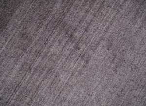 Solid Lavender Purple Scandinavian 5x7 Blended Wool Flatwoven Area Rug