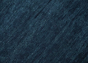 Solid Midnight Blue Hand knotted Modern 8x10 wool Area Rug