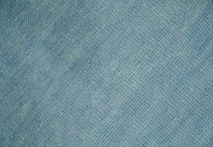 Solid Plane Blue Custom Made Modern Hand knotted wool Area Rug