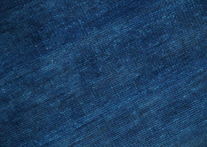 Solid Plane Blue Hand knotted Contemporary Custom Made wool Area Rug