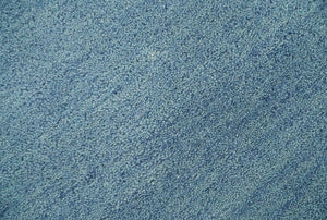 Solid Light Blue Woolen Hand Tufted 8x10 contemporary area Rug