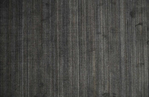 Solid Shaded Charcoal 5x7 Blended Wool Hand Woven Area Rug