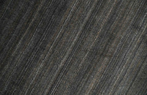 Solid Shaded Charcoal 5x7 Blended Wool Hand Woven Area Rug