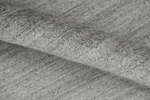 Modern Solid Shaded Gray 5x7 Blended Wool Hand woven Area Rug