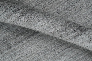 Modern Solid Gray Shaded 5x7 Blended Wool Hand Woven Area Rug