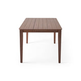 Solid Wood Dining Table with Square Legs - Dining Tables