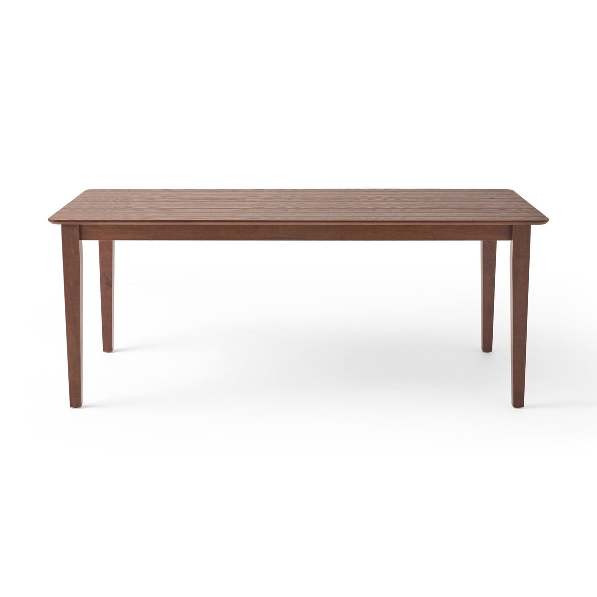 Solid Wood Dining Table with Square Legs - Dining Tables