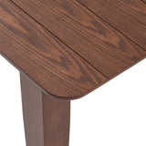 Solid Wood Dining Table with Square Legs - Dining Tables