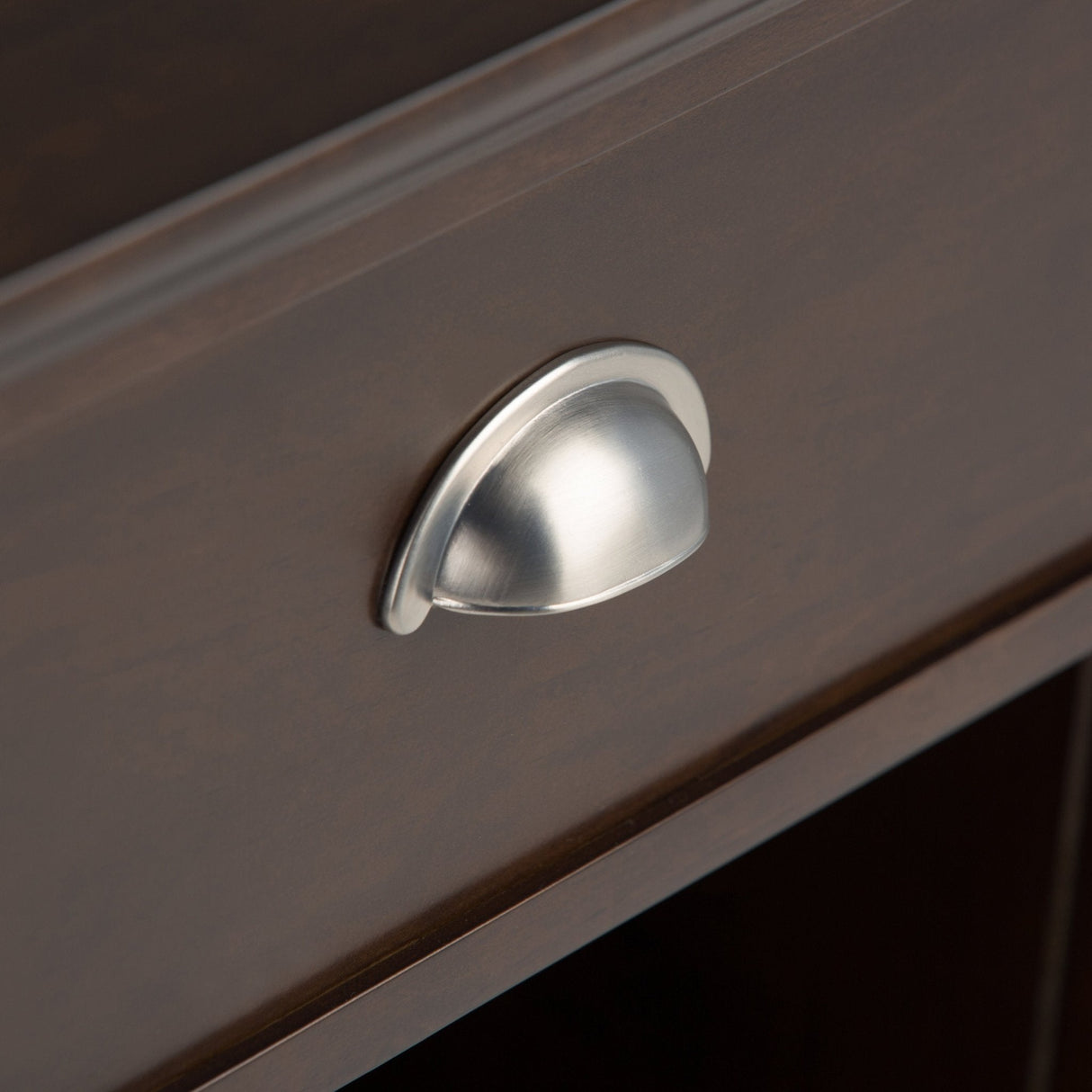 Solid Wood Nightstand with Drawer and Open Bottom Storage - Nightstands