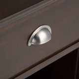 Solid Wood Nightstand with Drawer and Open Bottom Storage - Nightstands