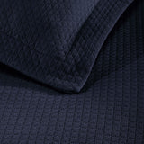 Solitaire Jacquard Matelassé Cotton Diamond Solitaire Bedspread Set - Bedspread by Superior Brand