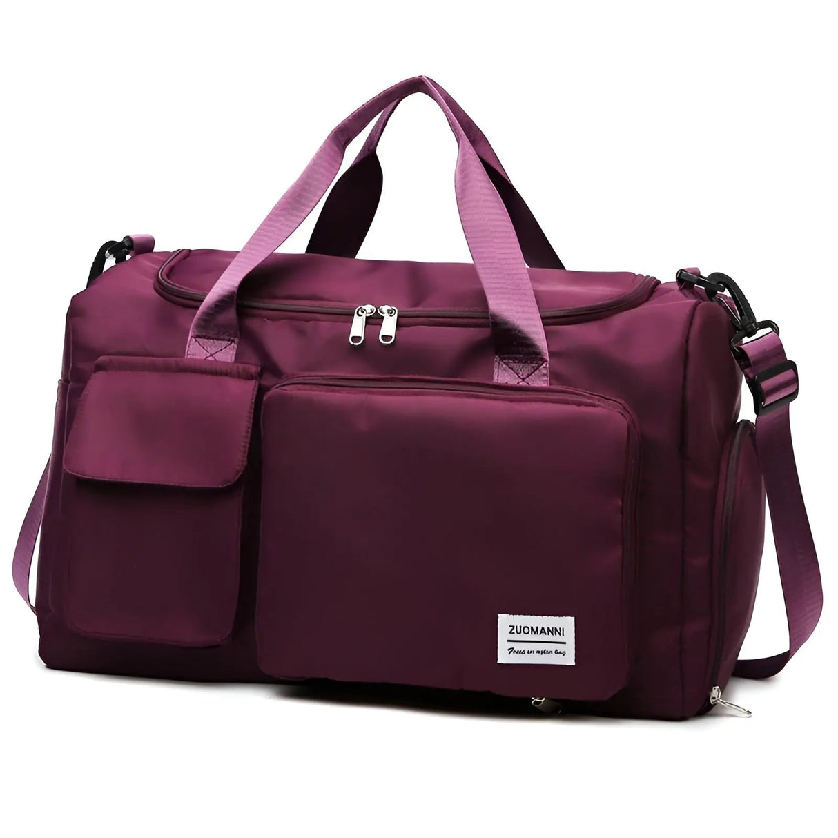 Waterproof Travel Duffel Bag with Shoe Compartment Unisex Gym Weekender