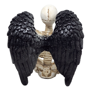Yoga Skeleton Figurine - Anjali Mudra in Sukhasana Pose