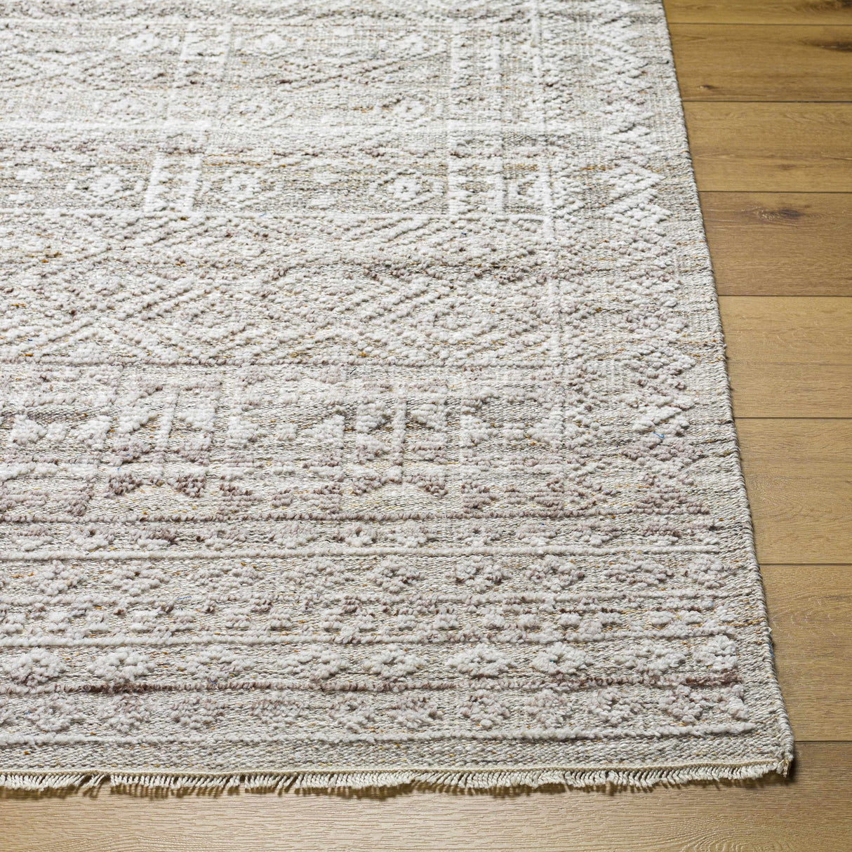 Kazi Beige Premium Area Rug - Clearance